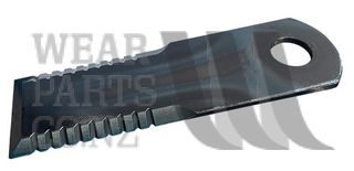 Serrated Wear Protection Coated Knife to suit Claas 7557860, 7557840