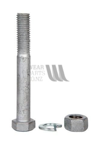 Hex Bolt/Nut M12x90mm Gr8.8 Galv