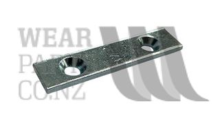 Rivet Plate 13mm x 56mm - 5.0mm holes