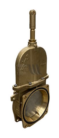 Brass Heavy Duty Gate Valve with Stainless Steel Blade 6"