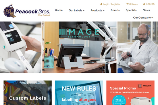 Peacock Bros Webstore Integration with MYOB Acumatica