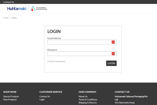 Tailored Packaging Webstore Integration with MYOB Exo