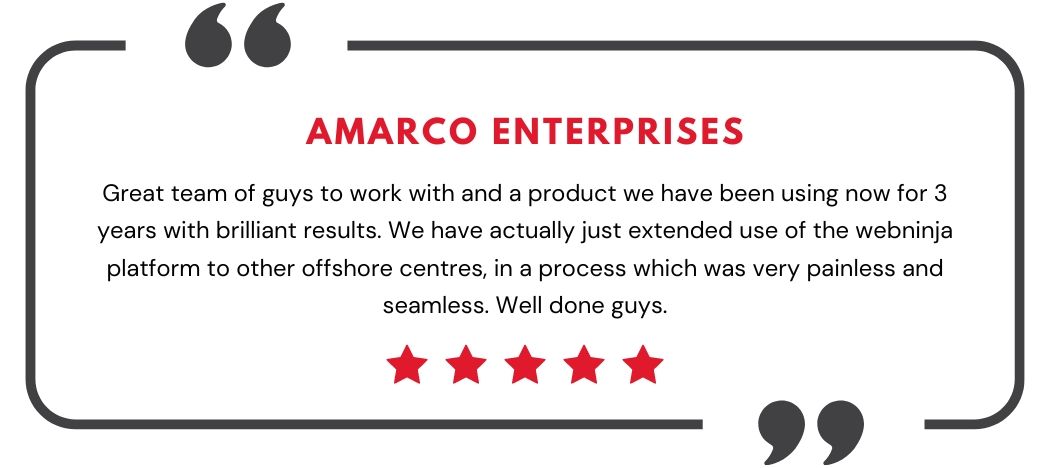 amarco enterprises testimonial