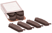 BRAKE PAD SET, REPLACEMENT, FRONT, 94-UP