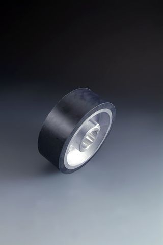 RUBBER ROLLER D140 X 50 X 35B GU B50 60 SHORE PN