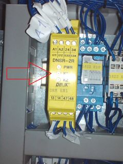 RELAY EMERGENCY OFF DNSR-2R (ZEIT 10.0 SEK) DINA