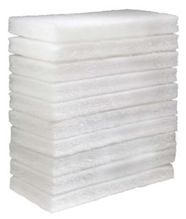 White Eager Beaver Polishing Pads x10