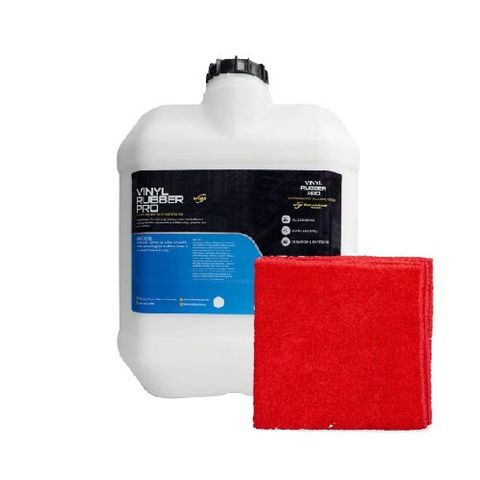 Interior Dressing Bundle - 1x Vinyl Rubber Pro + 5X Microfibre Cloth 40x60cm