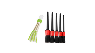 6 pack Car Detailing Brush Set and Vent Brush