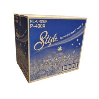 Style P400X Toilet Paper Box of 48