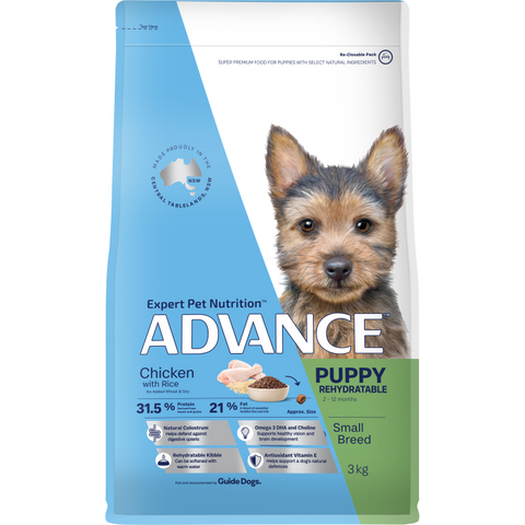 ADVANCE PUPPY REHYDRATABLE SMALL BREED CHICKEN 3KG