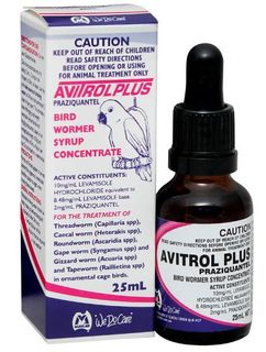 FIDOS AVITROL PLUS BIRD WORM SYRUP 25ML