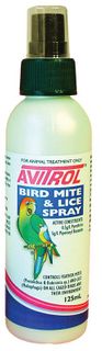 FIDOS AVITROL BIRD MITE LICE SPRAY 125ML