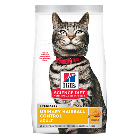 SCIENCE DIET FELINE URINE HAIRBALL ADULT 3.17KG