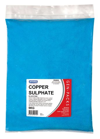 VETSENSE GEN-PACK COPPER SULPHATE 5KG