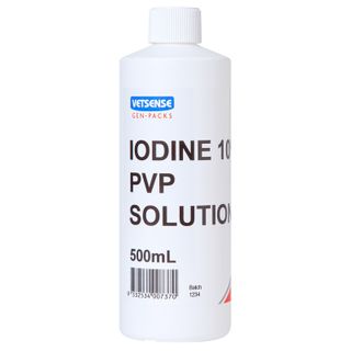 VETSENSE GEN-PACK IODINE 10% PVP 500ML