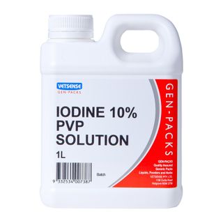 VETSENSE GEN-PACK IODINE 10% PVP SOL 1L