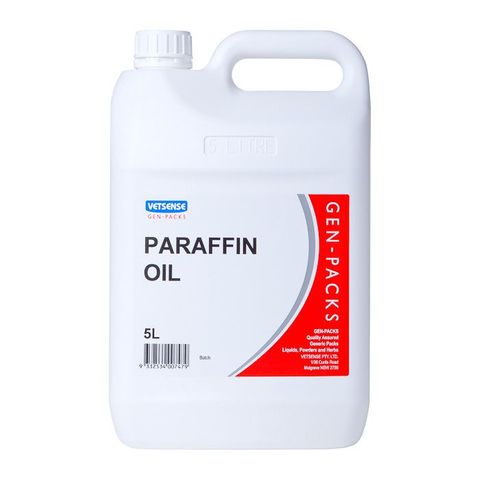 VETSENSE GEN-PACK PARAFFIN OIL 5L