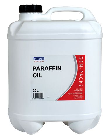 VETSENSE GEN-PACK PARAFFIN OIL 20L