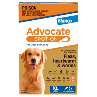 ADVOCATE DOG XLARGE BLUE OVER 25KG 6PACK