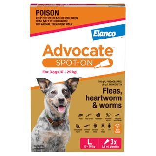 ADVOCATE DOG LARGE RED 10-25KG 3PACK