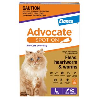 ADVOCATE CAT LARGE PURPLE OVER 4KG 6PACK
