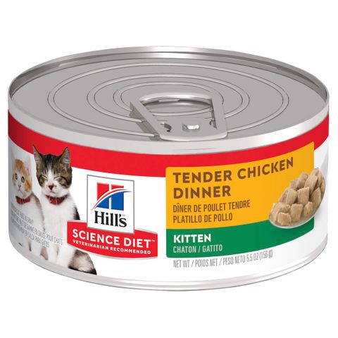 SCIENCE DIET FELINE KITTEN TENDER CHICKEN 156GX24