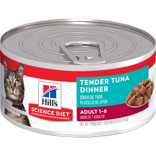 SCIENCE DIET FELINE ADULT TENDER TUNA 156GX24