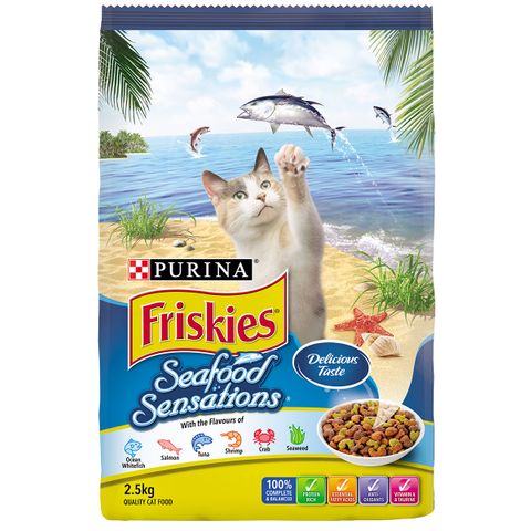 FRISKIES ADULT SEAFOOD SENSATIONS 2.5KG