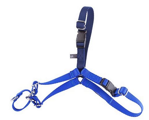 Gentle Leader Harness With Front Leash Attachment Medium Blue