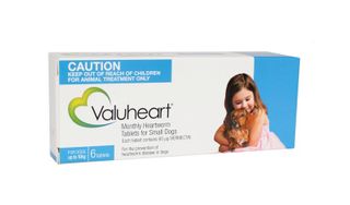 VALUHEART SMALL DOG BLUE 6TAB