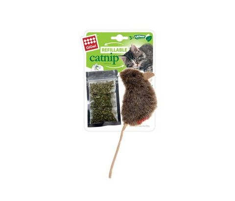 GiGwi Refillable Catnip Naturals Mouse