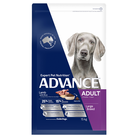 ADVANCE DOG ADULT LARGE BREED LAMB 15KG