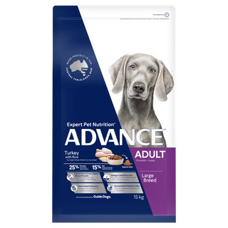 ADVANCE DOG ADULT LARGE BREED TURKEY 15KG