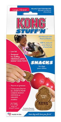 KONG STUFF N SNACKS PEANUT BUTTER 300G LARGE