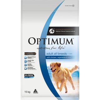 OPTIMUM DOG ADULT CHICKEN VEGETABLE RICE 15KG