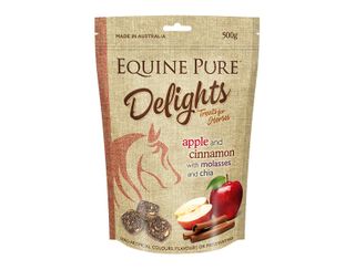 EQUINE PURE DELIGHTS APPLE CINNAMON MOLASSES CHIA 500G