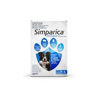 SIMPARICA 10.1-20KG 6PACK