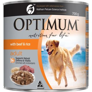 OPTIMUM DOG ADULT BEEF & RICE 700GX12