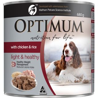 OPTIMUM DOG WEIGHT MANAGEMENT CHICKEN 680GMX12