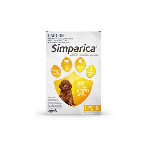 SIMPARICA 1.3-2.5KG 3PACK