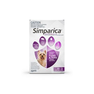 SIMPARICA 2.6-5KG 3PACK