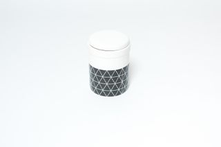 MOG AND BONE CERAMIC TREAT CANISTER PITCH TRIANGLE 1.5L