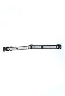 MOG AND BONE NEOPRENE COLLAR OATMEAL CROSS LARGE