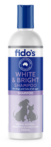 FIDOS WHITE & BRIGHT SHAMPOO 250ML P4000