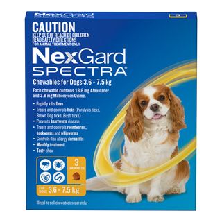 NEXGARD SPECTRA 3.6-7.5KG 3PACK