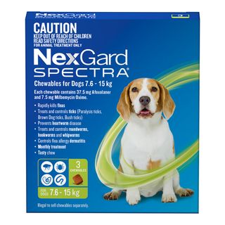 NEXGARD SPECTRA 7.6 -15KG 3PACK
