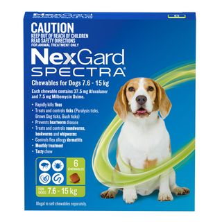 NEXGARD SPECTRA 7.6 -15KG 6PACK
