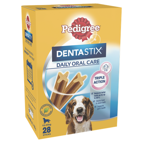 PEDIGREE DENTASTIX MEDIUM 28 PIECES BAG 720G