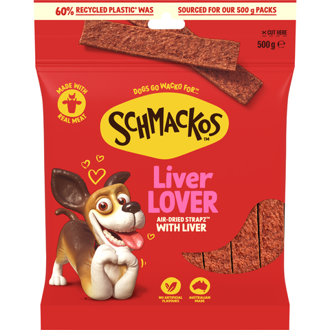 SCHMACKOS STRAPZ LIVER 500G